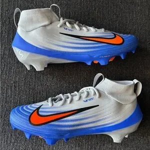 Nike Air Zoom Vapor Pro 1 “Wolf Grey Racer Blue” Football Cleats Size 9.5 Nike Air Zoom Vapor Pro 1 Grey Blue Men main image 4